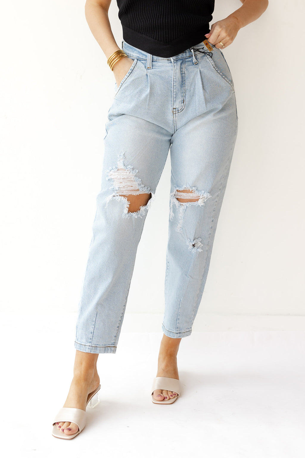 mode, bobbi balloon jeans