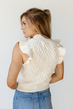mode, palmer cable sweater top