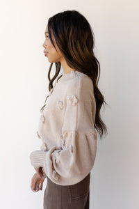 mode, elyse floral sweater