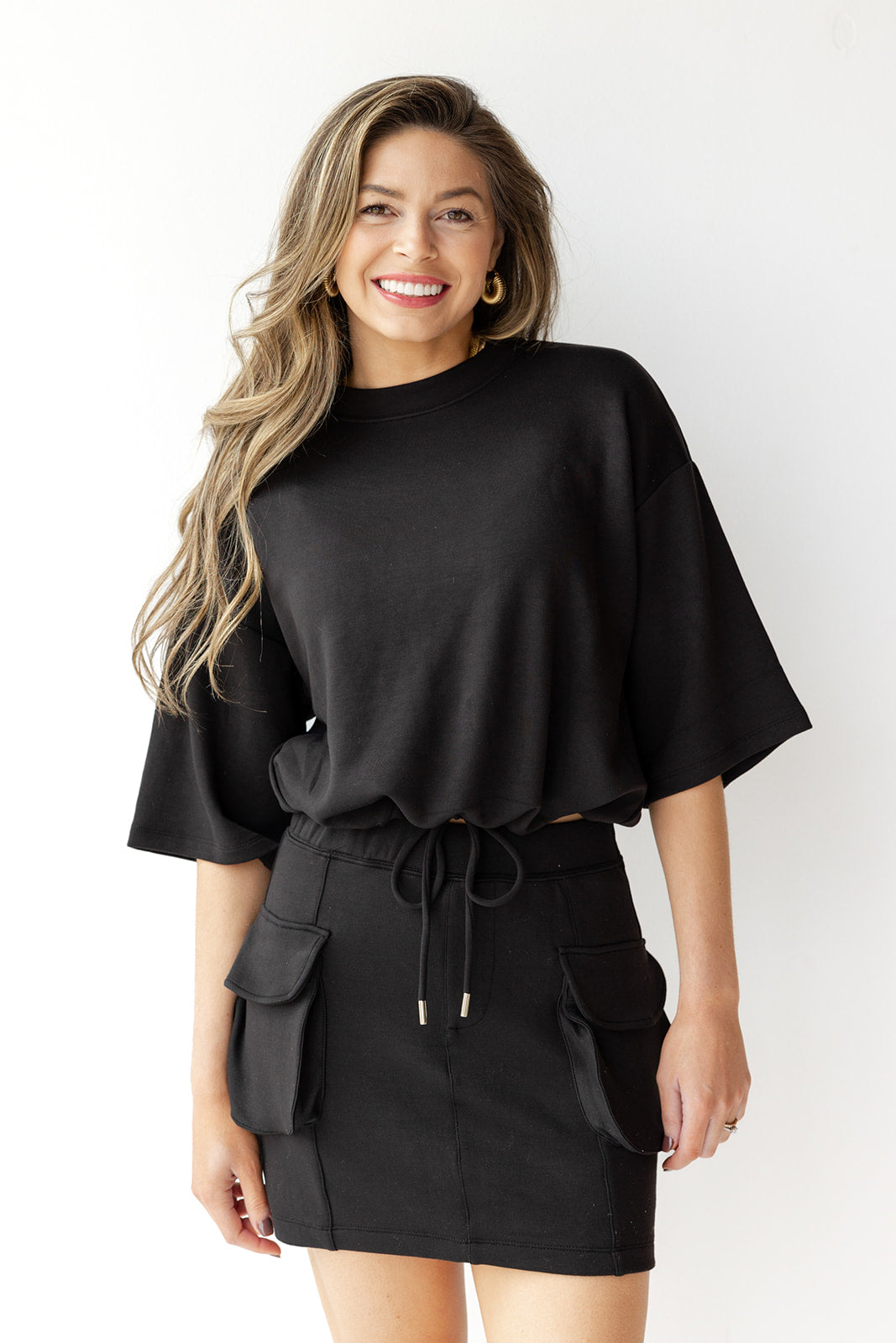 mode, mariah mini cargo skort