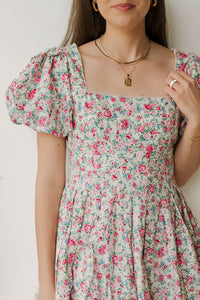 mode, in the clouds mini dress