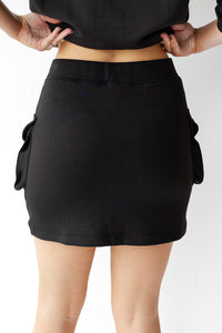 mode, mariah mini cargo skort