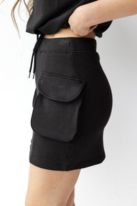 mode, mariah mini cargo skort