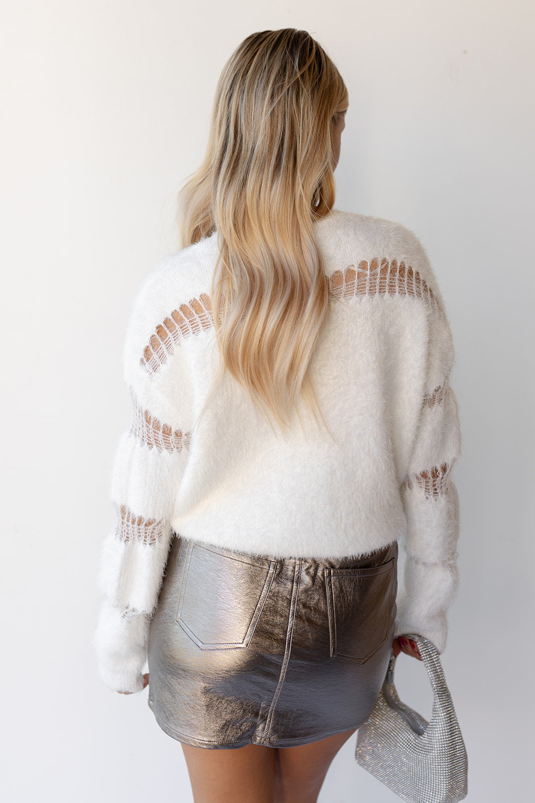 mode, melanie fuzzy sweater