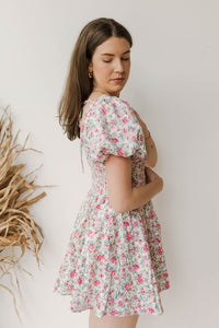 mode, in the clouds mini dress