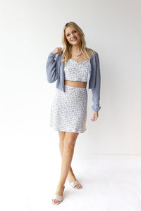 mode, sweet lulluby floral crop top