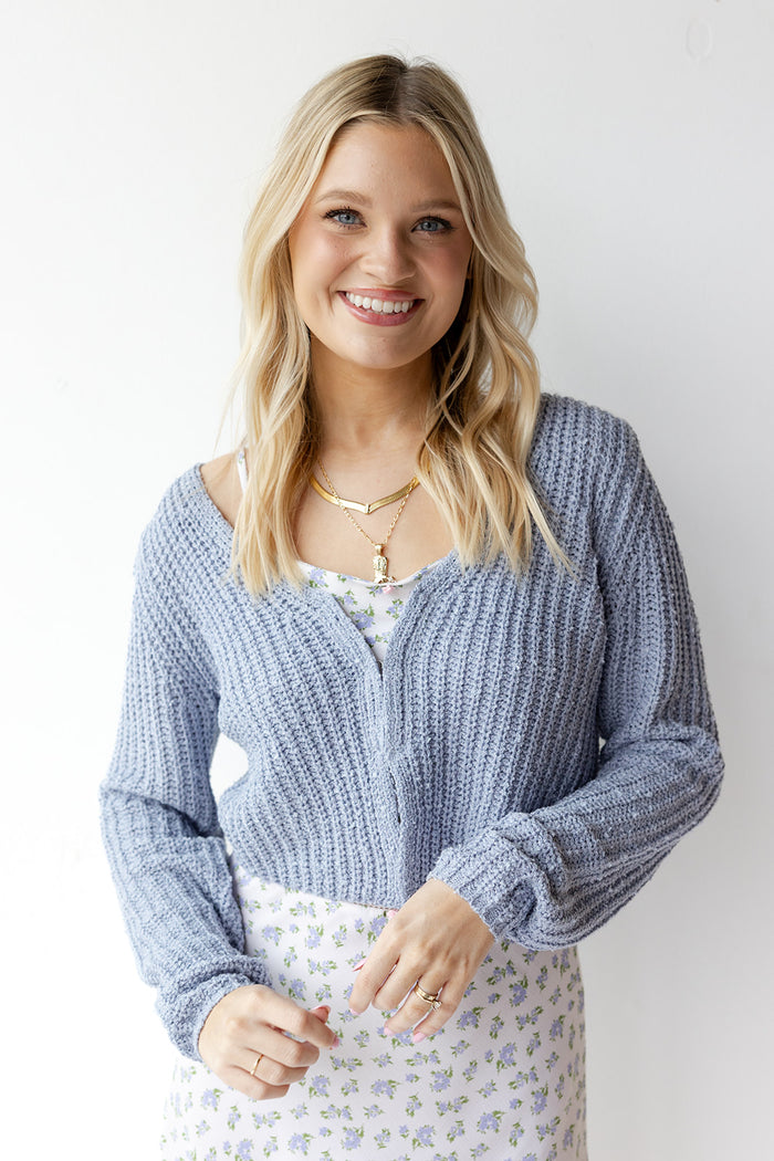 mode, hailee knit cardigan sweater