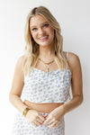 mode, sweet lulluby floral crop top