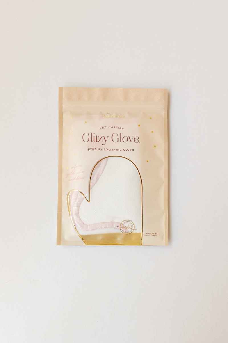 mode, glitzy glove jewelry polishing mitt