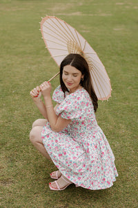 mode, in the clouds mini dress