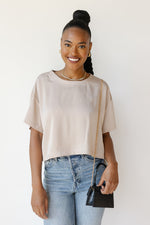 mode, dalia satin top
