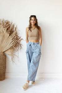 mode, kylie crop tank