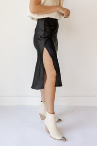 mode, alexia silk satin skirt