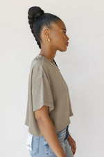 mode, dalia satin top