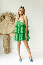 mode, bubble waffle dress