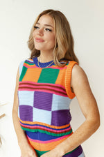 in the groove knit tank