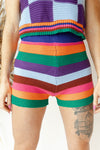 in the groove knit shorts