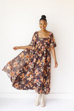 mode, miranda maxi floral dress