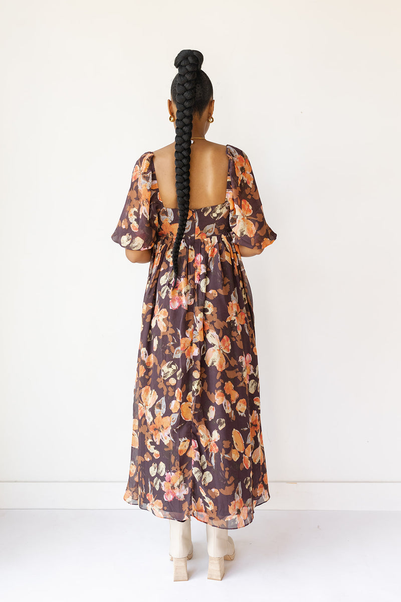 mode, miranda maxi floral dress