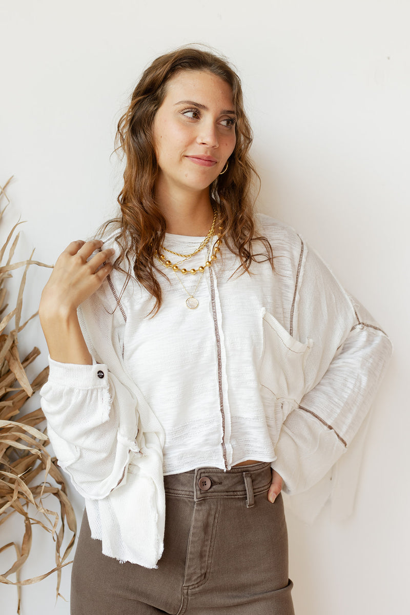 mode, camryn crop long sleeve