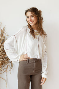 mode, camryn crop long sleeve