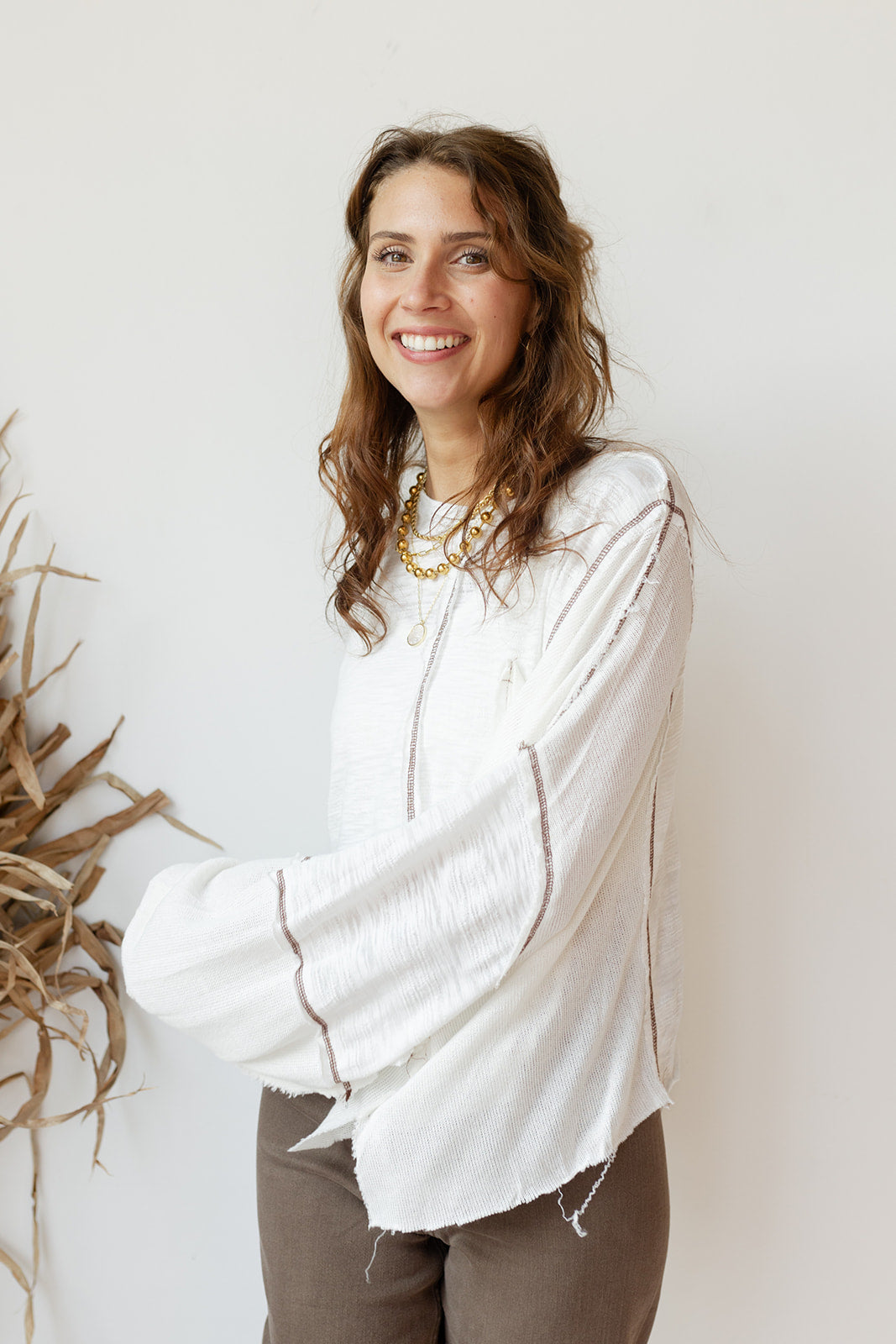 mode, camryn crop long sleeve