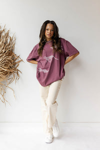 mode, cheetah oversized tee