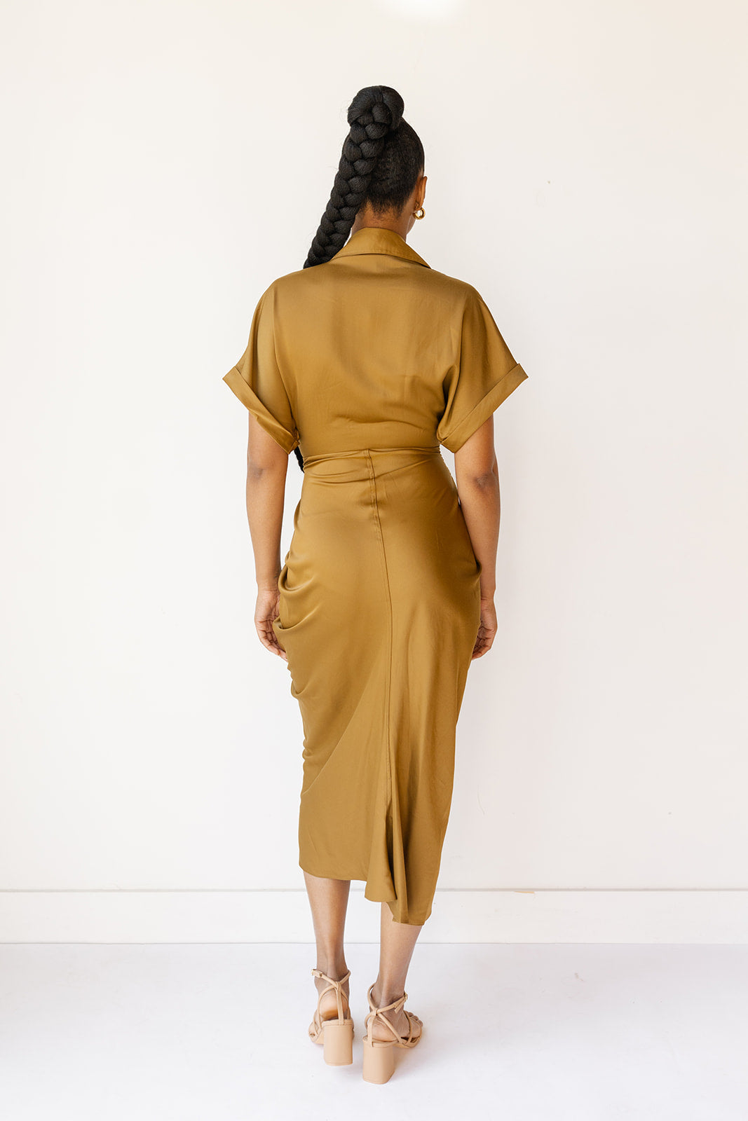 mode, rory midi tie dress