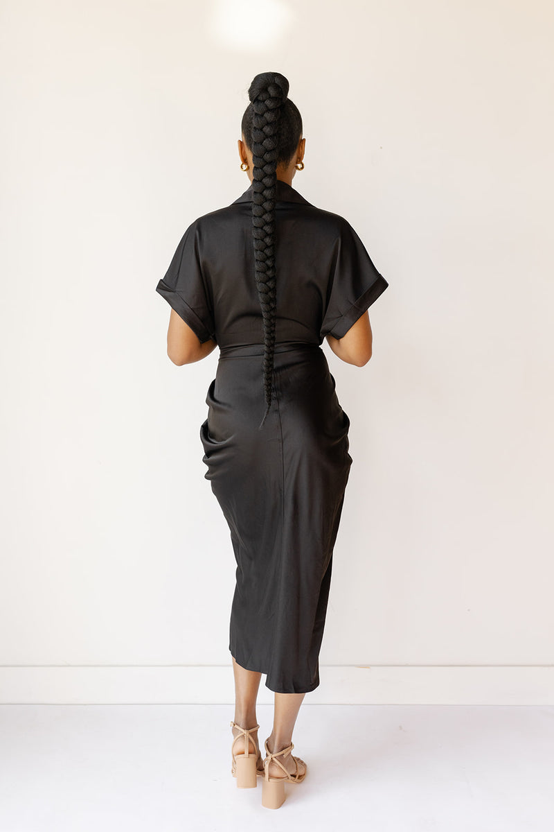 mode, rory midi tie dress