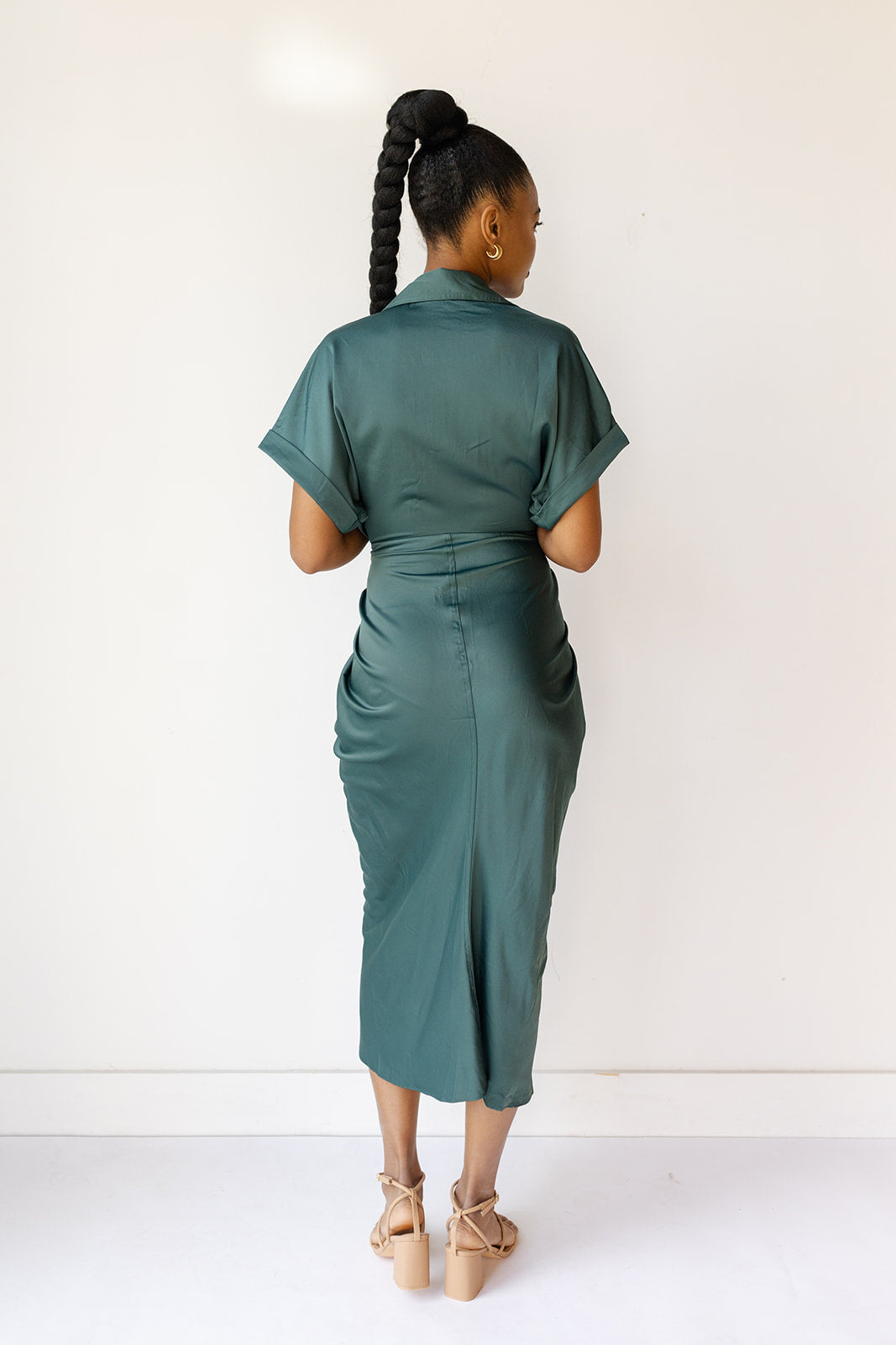 mode, rory midi tie dress