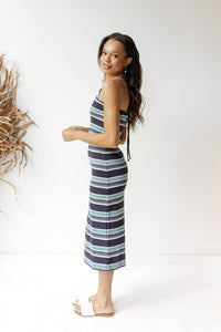 mode, beach crush knit tank dress
