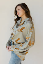 mode, sassy satin cheetah top