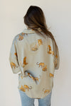 mode, sassy satin cheetah top