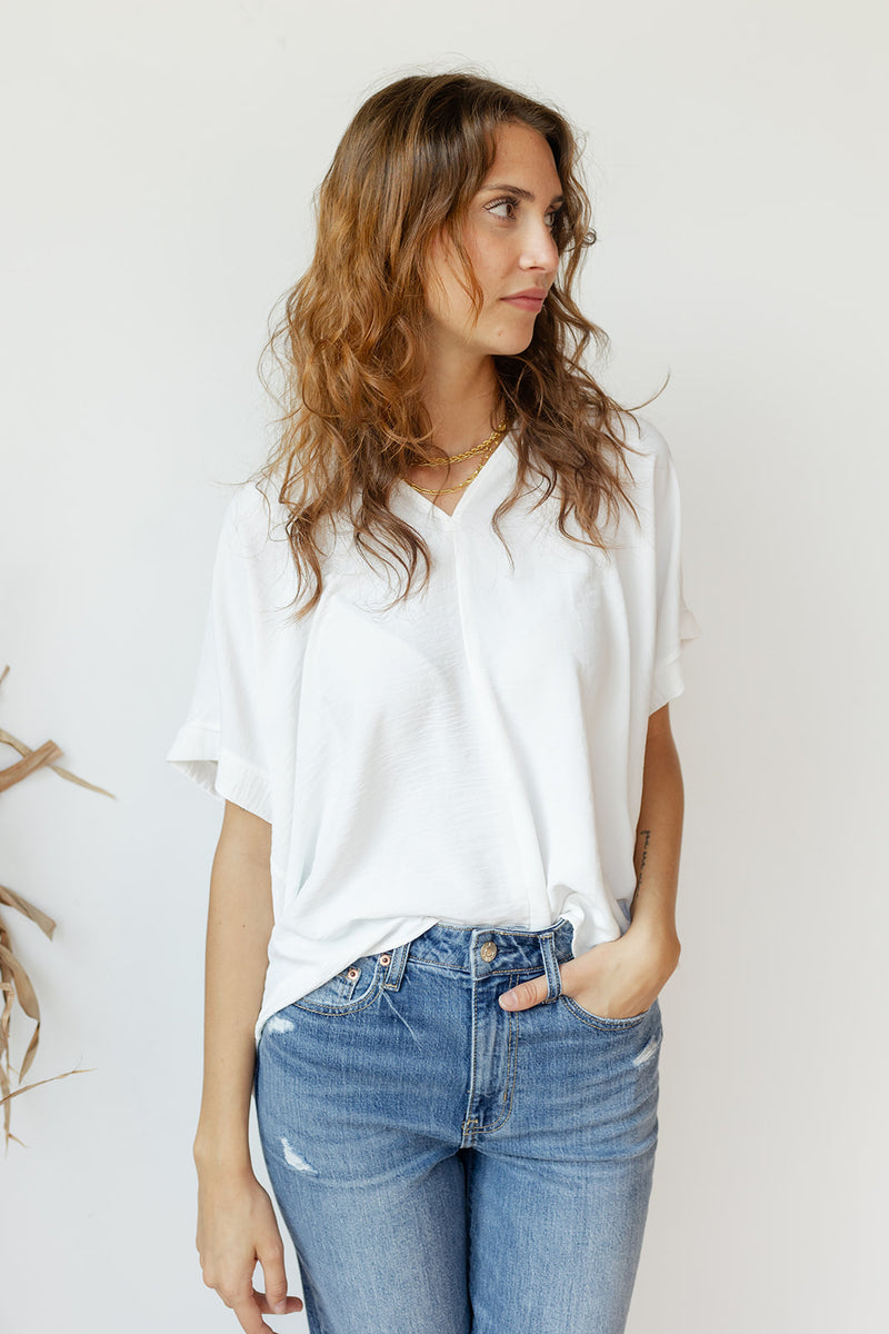 mode, nancy oversized v-neck