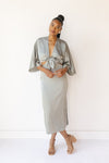 mode, serenade me satin midi dress