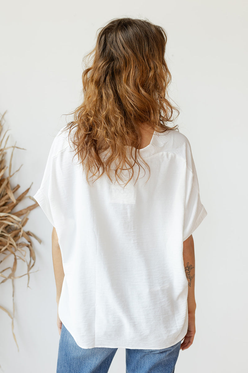 mode, nancy oversized v-neck