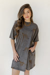 mode, cheetah t-shirt dress