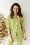 mode, jade shimmer top