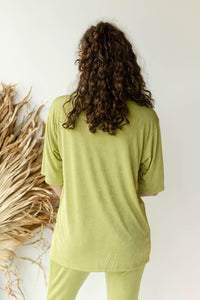 mode, jade shimmer top