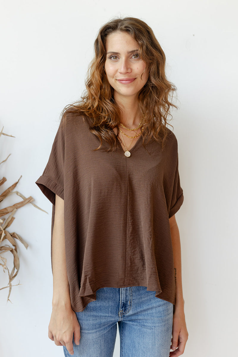 mode, nancy oversized v-neck