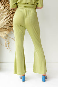 mode, jade shimmer pants
