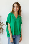 mode, nancy oversized v-neck