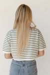 mode, sariah stripe knitted top
