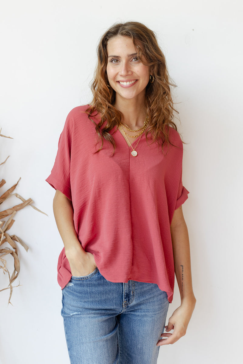 mode, nancy oversized v-neck