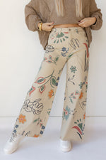 mode, ollie printed jeans