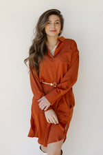 mode, sandi satin button down dress