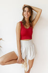 mode, lorelei ribbed crop tank
