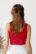 mode, lorelei ribbed crop tank