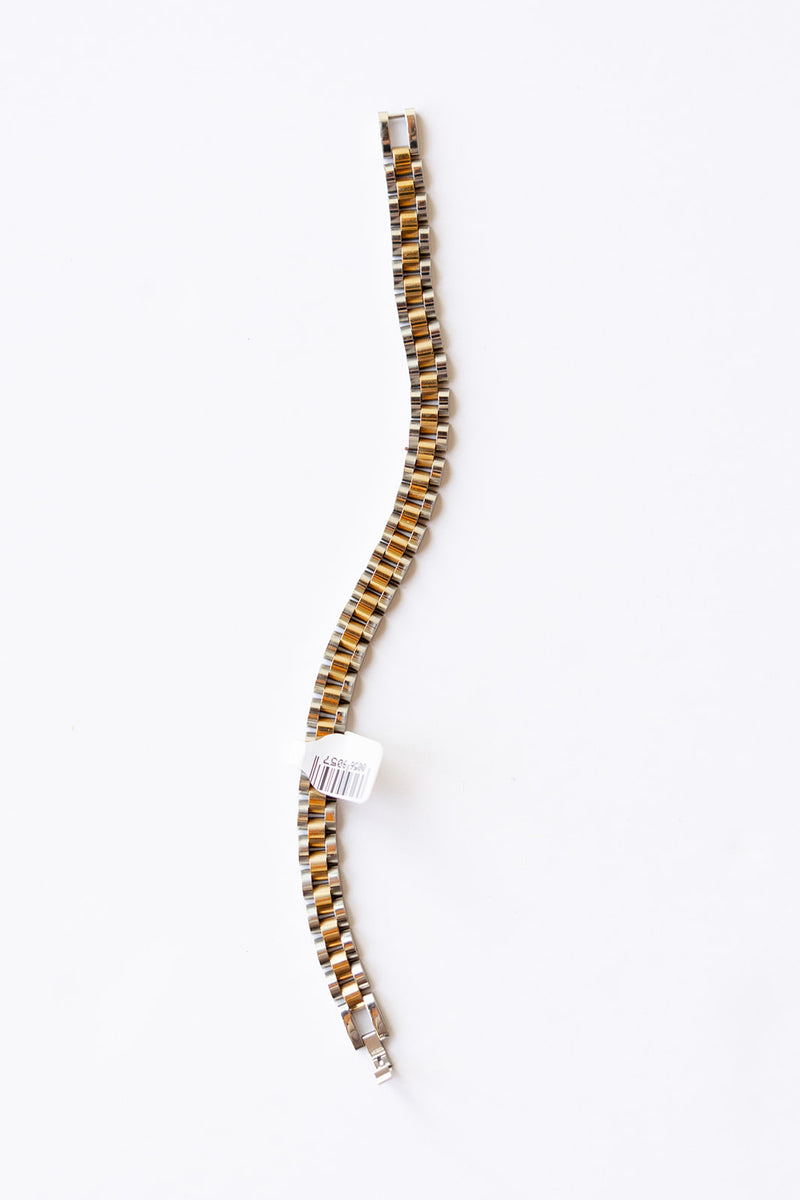 mode, mini rolly bracelet two tone