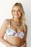 mode, stella floral bikini top